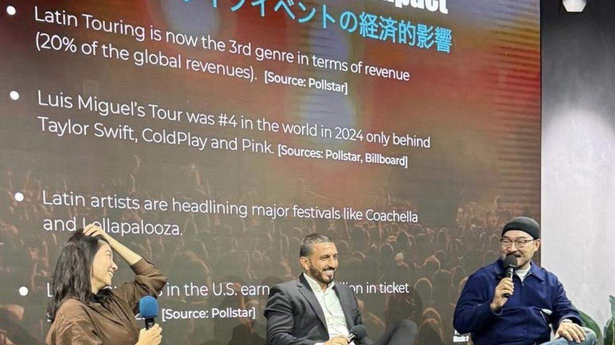 Eduardo Basagaña el speaker latino del Tokyo International Music Market