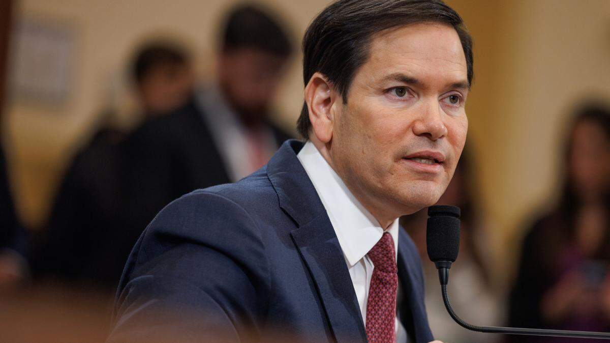 Marco Rubio, Secretario de Estado de Estados Unidos, hace declaraciones durante una audiencia del Comité de Asuntos Exteriores de la Cámara de Representantes en Washington D.C., el martes 20 de mayo de 2025.