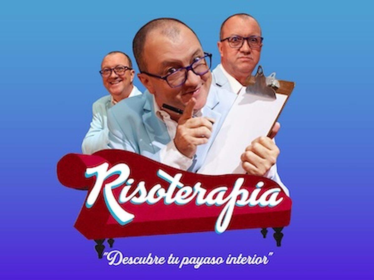 Saulo García en la comedia “Risoterapia” en el Teatro Trail.