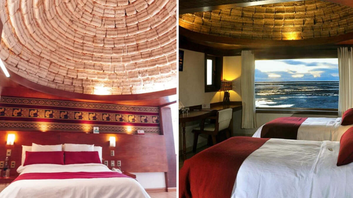 El Palacio de Sal, el primer hotel construido de sal en el mundo,&nbsp;parte de esa premisa: no construir sobre el paisaje, sino con él.