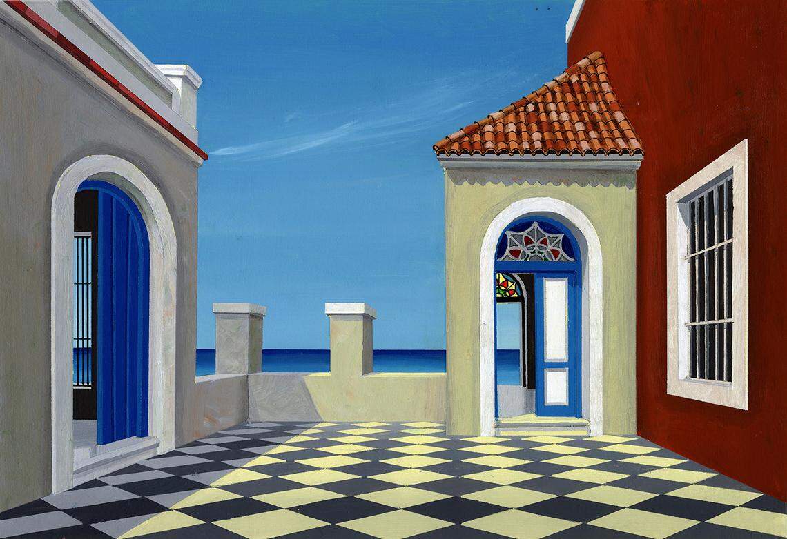 ‘Miedo a olvidar’, 2022, serigrafía.