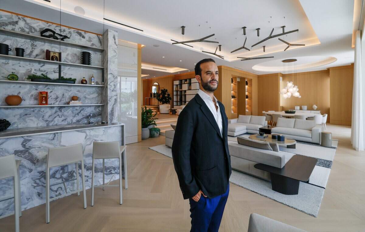 David-Emmanuel Cohen, presidente y director ejecutivo de Madar Group USA. Cohen está desarrollando The Mansions, un exclusivo enclave de 2,5 acres compuesto por nuevas mega-mansiones independientes en Fisher Island, en Miami Beach, Florida, el miércoles 10 de junio de 2026.