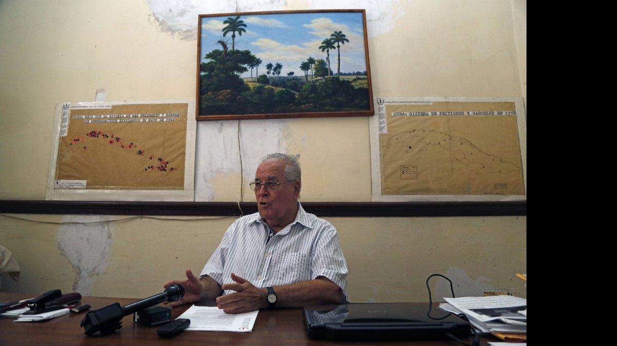 Elizardo Sánchez durante una entrevista en La Habana, Cuba, en julio del 2015.