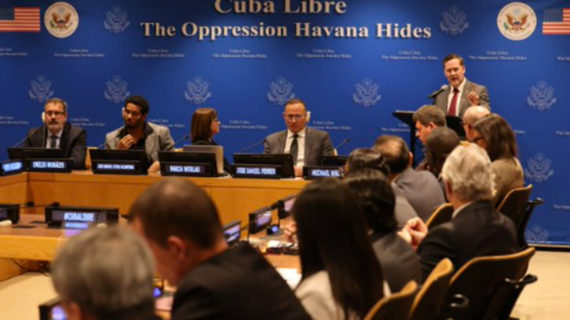 La Habana reacciona a acto organizado por EEUU en la ONU con disidentes cubanos y exprisioneros políticos