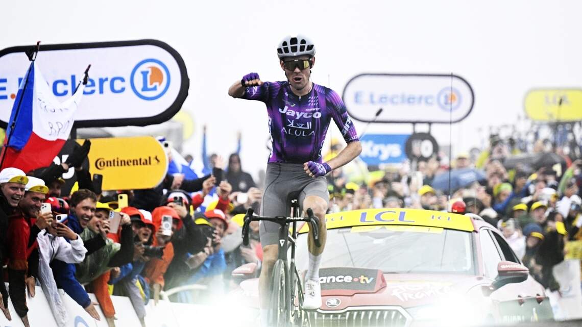 O’Connor reina en la cima de la Loze y Pogacar se afianza en la cima del Tour de Francia