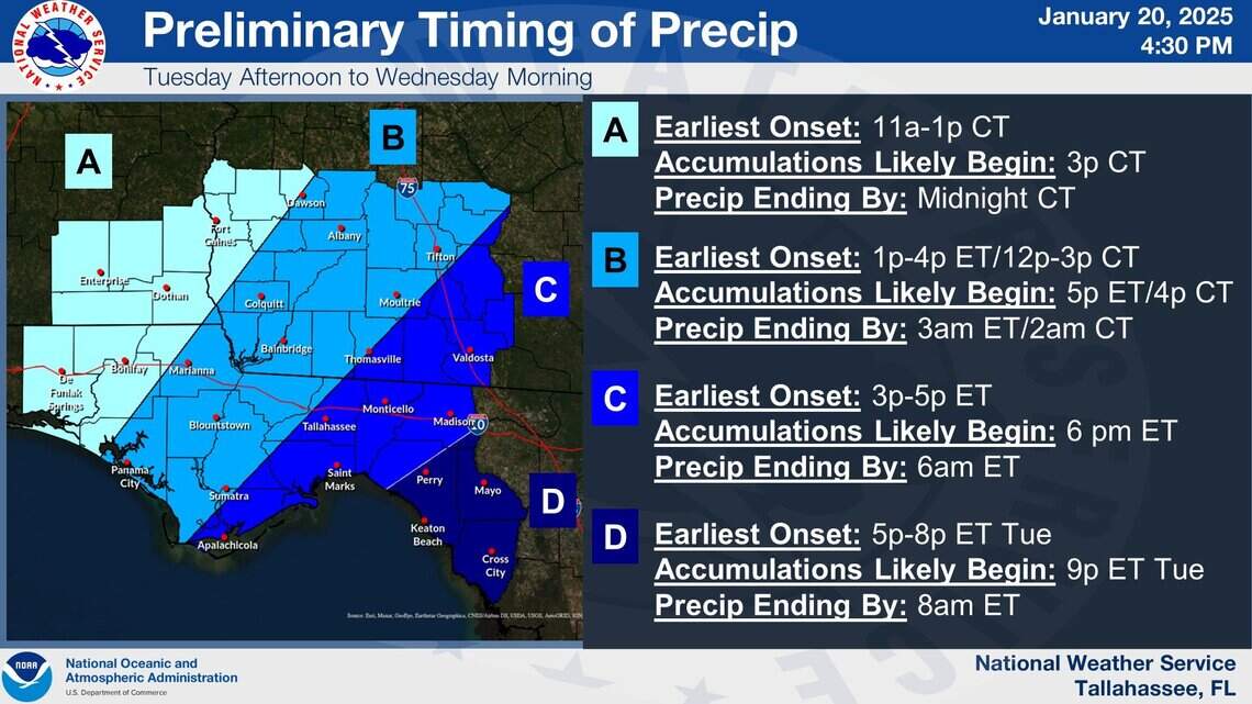 El sol cede el paso a la nieve en Florida. Declaran estado de emergencia