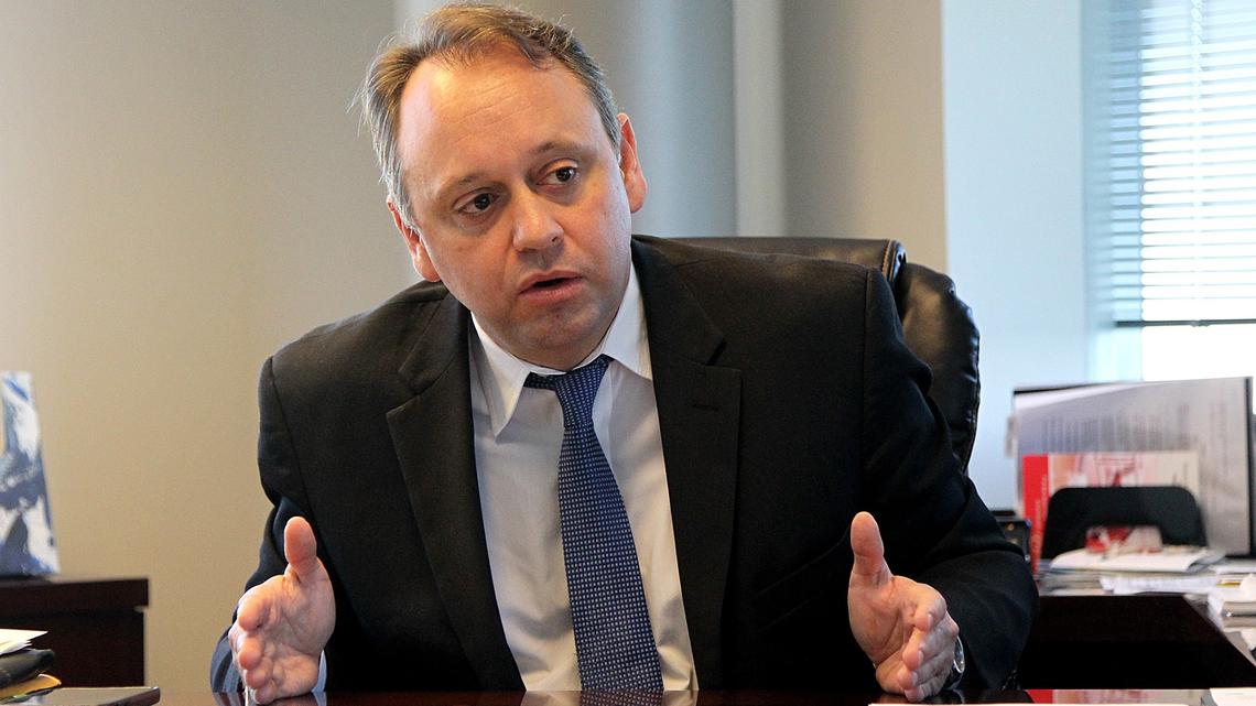 Marcell Felipe, of the American Museum of the Cuban Diaspora in Miami, seen here in his office in January 2019, was re-elected as chairman by the Board of Trustees in March.