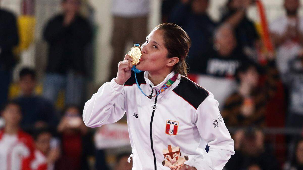 Alexandra Grande se consagró bicampeona panamericana, el sábado 10 de agosto del 2019, en el polideportivo de Villa El Salvador.