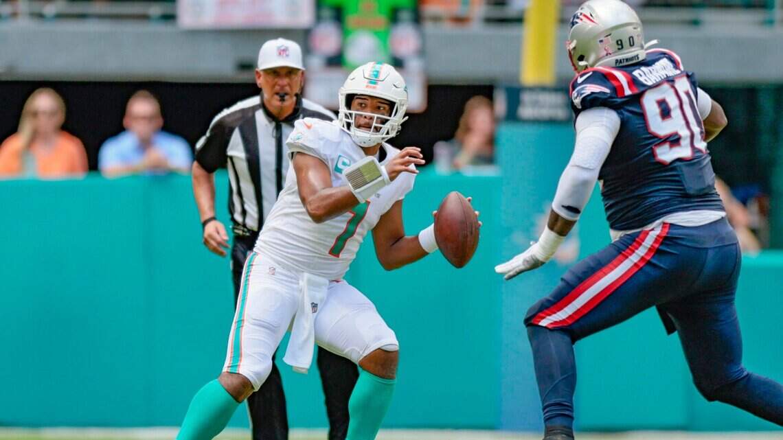 Greg Cote’s Hot Button Top 10: Dolphins rare favorites at Patriots, reality awaits Coach Prime & more