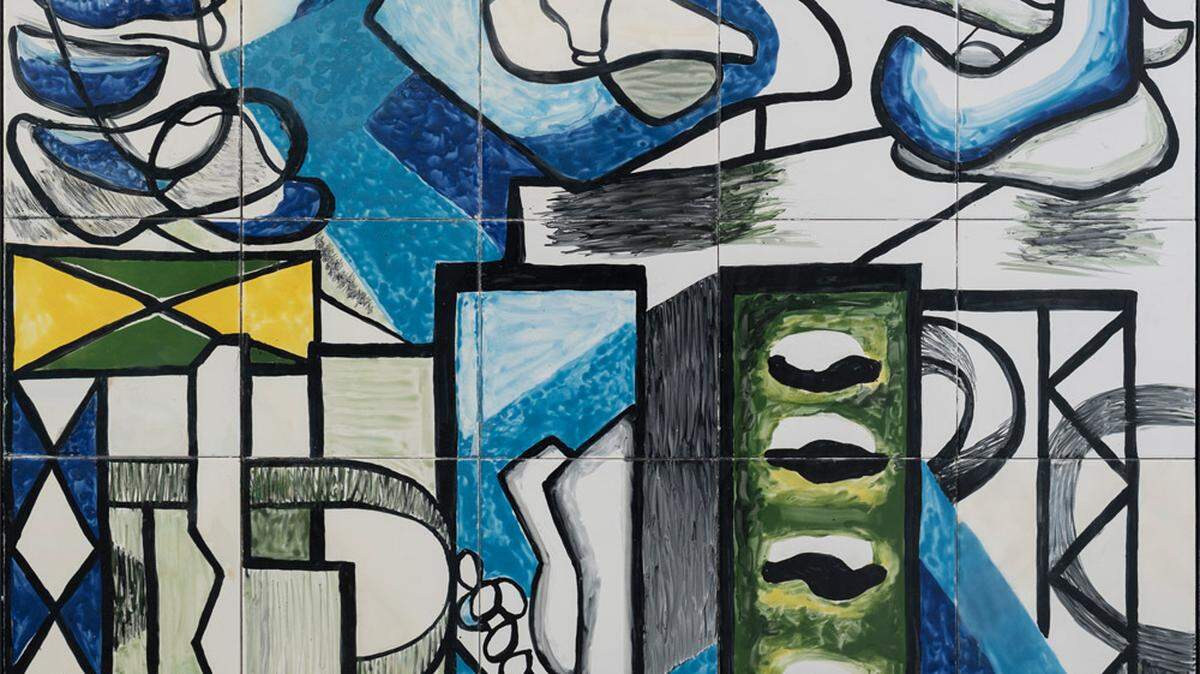 Mural de azulejos cerámicos para la Casa Salesiana Rosa Pérez Velasco, 1956/1999, cada baldosa 84 × 60 × 4 pulgadas. Colaboran Amelia Peláez, Marta Arjona y René Martínez Palenzuela.