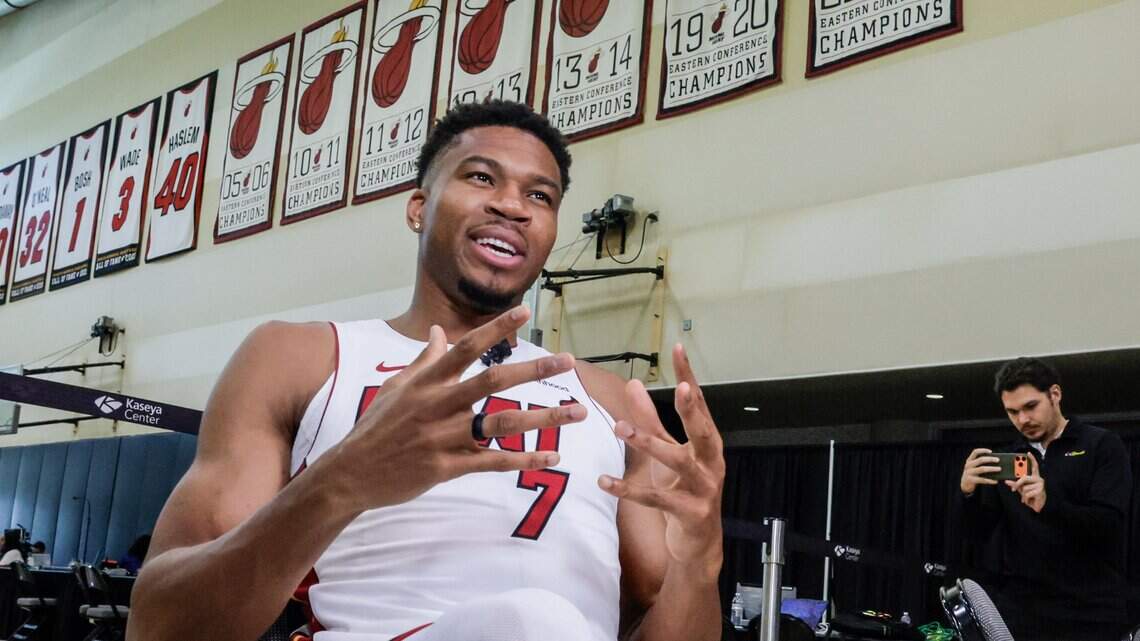 ¿Cómo va la adaptación de Antetokounmpo al Heat? El astro de la NBA revela lo que más le está costando