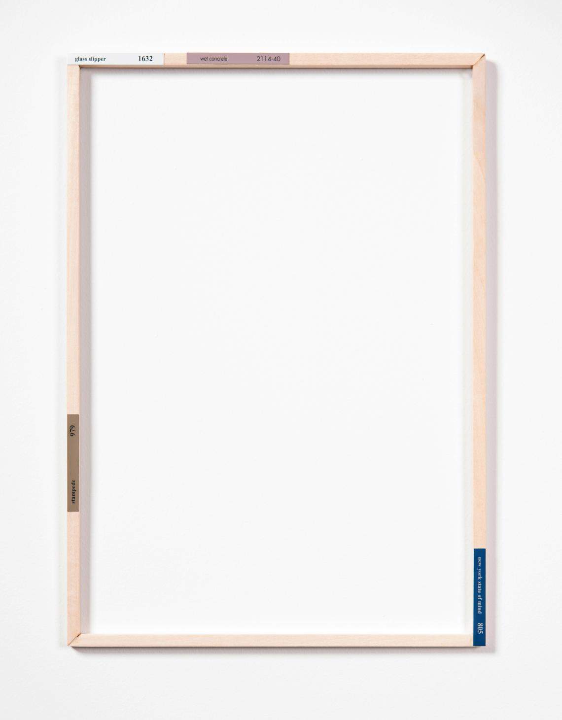 “#7”, de la Serie de Haiku, 2016, madera, cartón, 12 x 8.5 pulgadas.