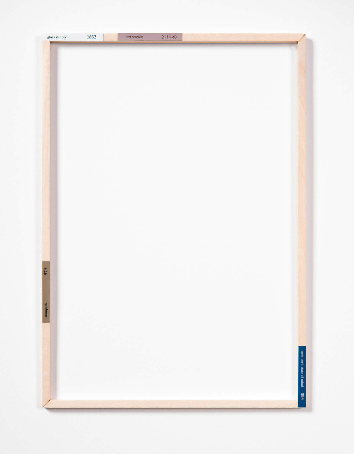 “#7”, de la Serie de Haiku, 2016, madera, cartón, 12 x 8.5 pulgadas.