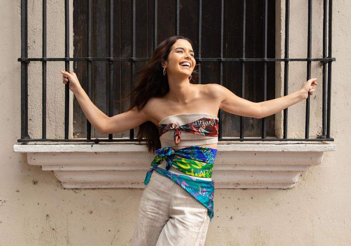 Amanda Dudamel, primera finalista de Miss Universo 2023, habla sobre lo que agradece y lo que le falta por aprender, sus planes para después del reinado, y la colección de moda que presenta en Stitch Lab, en Miami, este fin de semana.