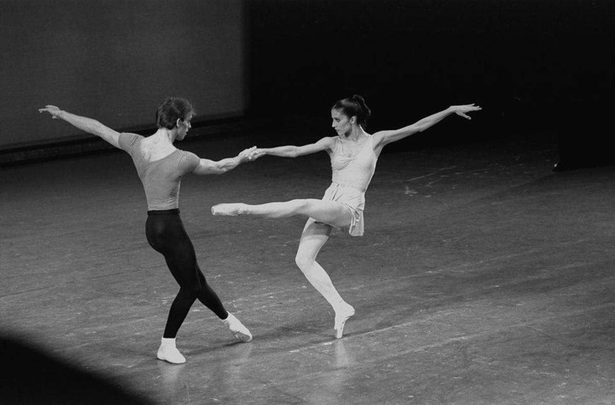 Con Peter Frame en “Interplay” de Jerome Robbins (1983).