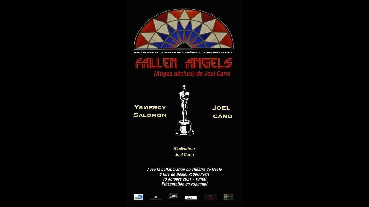 Póster de la presentación en París de “Fallen Angels” de Joel Cano.