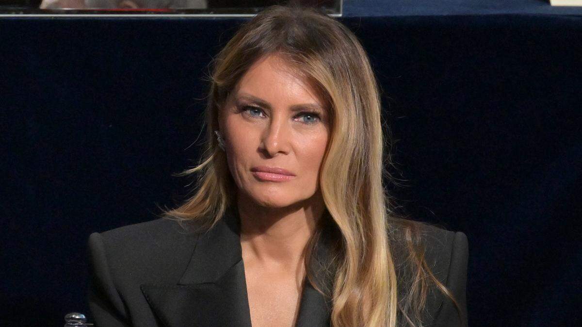 Former First Lady Melania Trump attends the 79th Annual Alfred E. Smith Memorial Foundation Dinner at the New York Hilton Midtown, New York, NY, October 17, 2024. (Photo by Anthony Behar/Sipa USA)