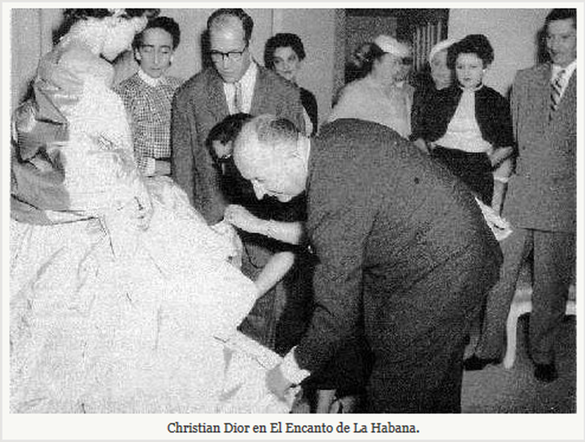 Christian Dior en El Encanto de La Habana.