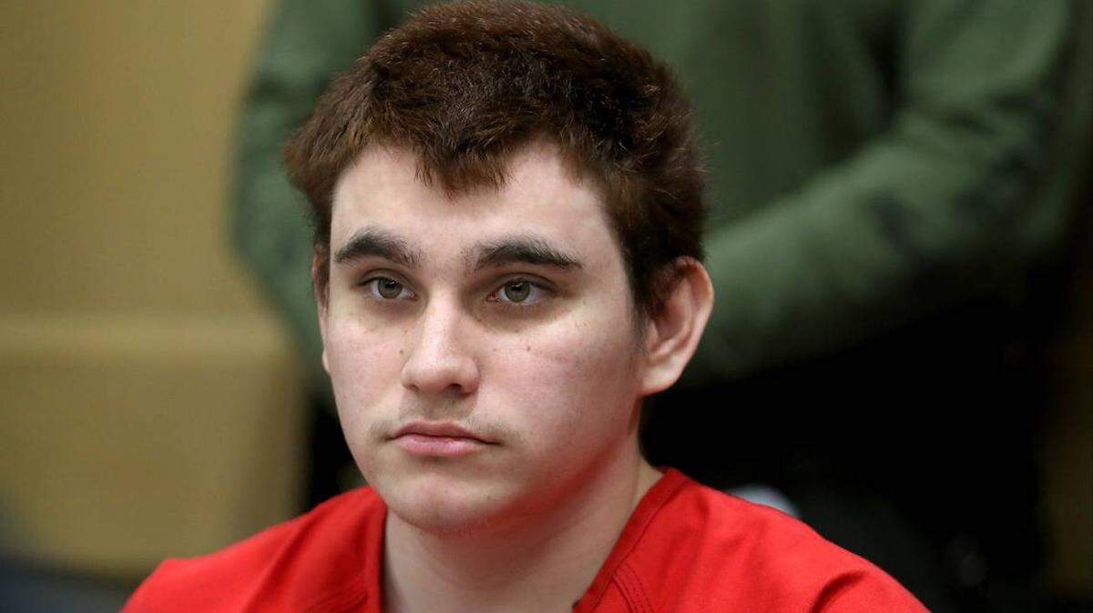 Nikolas Cruz en el tribunal el 15 de agosto de 2018.