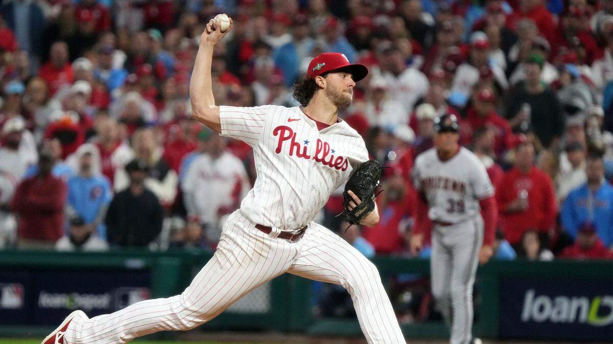  Aaron Nola tomará la pelota por los Filis de Filadelfia en el Juego 6 de la Serie de Campeonato de la Liga Nacional para tratar de vencer a los Diamondbacks de Arizona y avanzar a la Serie Mundial.