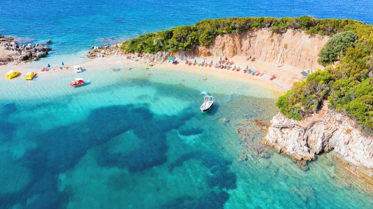Playas de Ksamil en Albania.