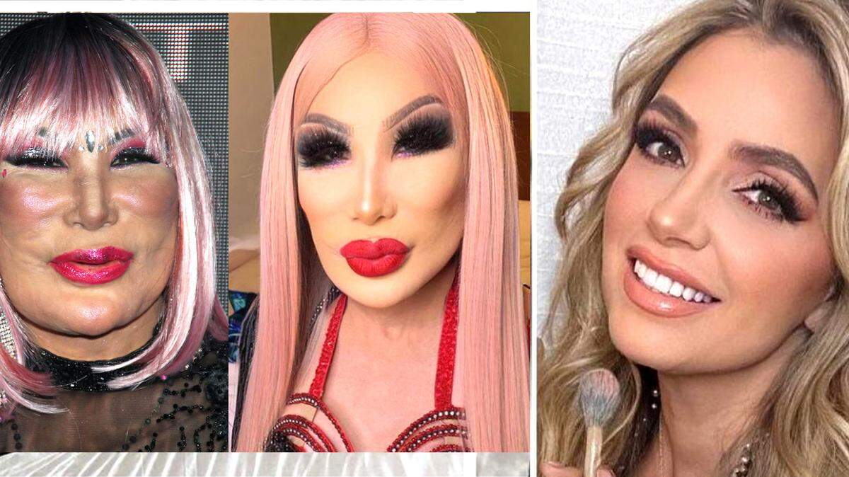 Laura Bozzo, Lyn May y Angélica Rivera.