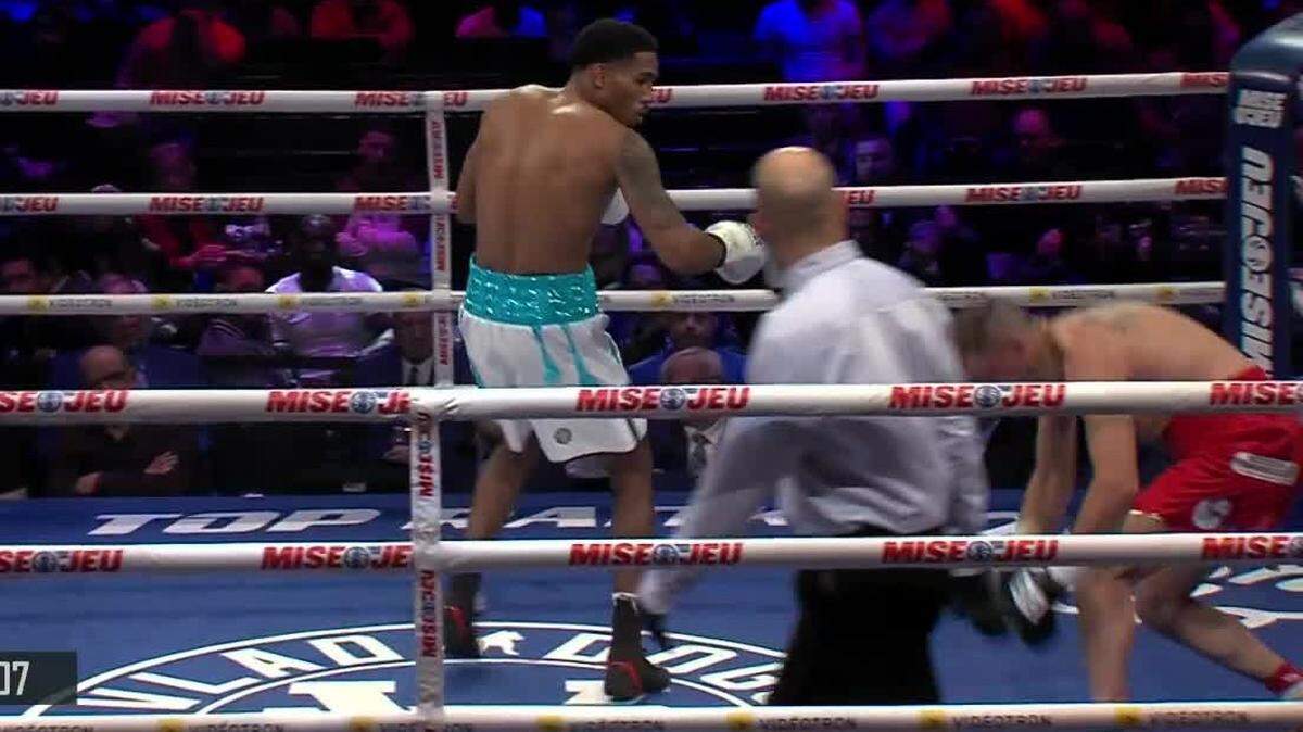 Con un tremendo gancho de izquierda, Osley Iglesias detuvo el jueves en la noche al argentino Marcelo Cóceres en el primer asalto de la pelea coestelar en el Eye of the Tiger, celebrada desde el Casino de Montreal, Canadá.