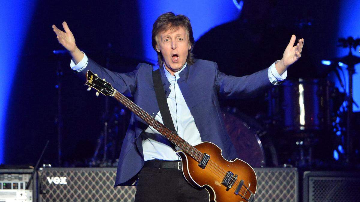 Paul McCartney durante un concierto en 2016. 