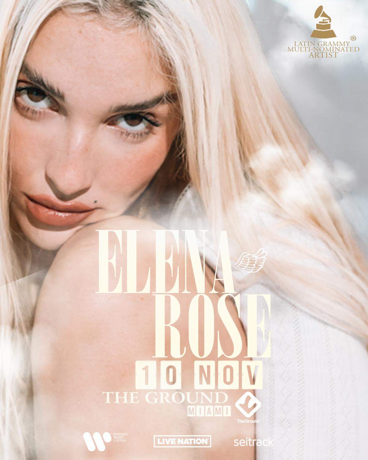 El concierto de&nbsp;Elena Rose&nbsp;en Miami será un viaje musical a través de su carrera, desde sus primeros éxitos hasta sus canciones más recientes