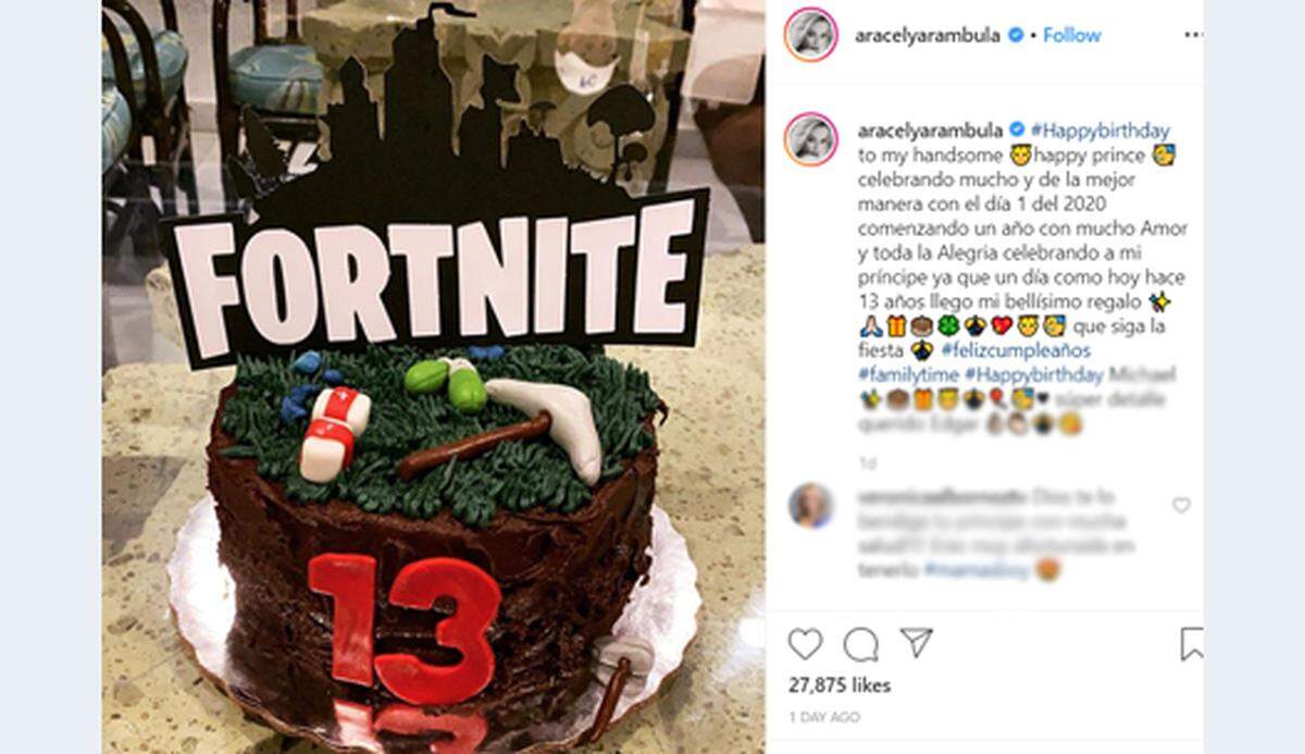 Mensaje de Aracely Arámbula por el cumpleaños de su hijo.