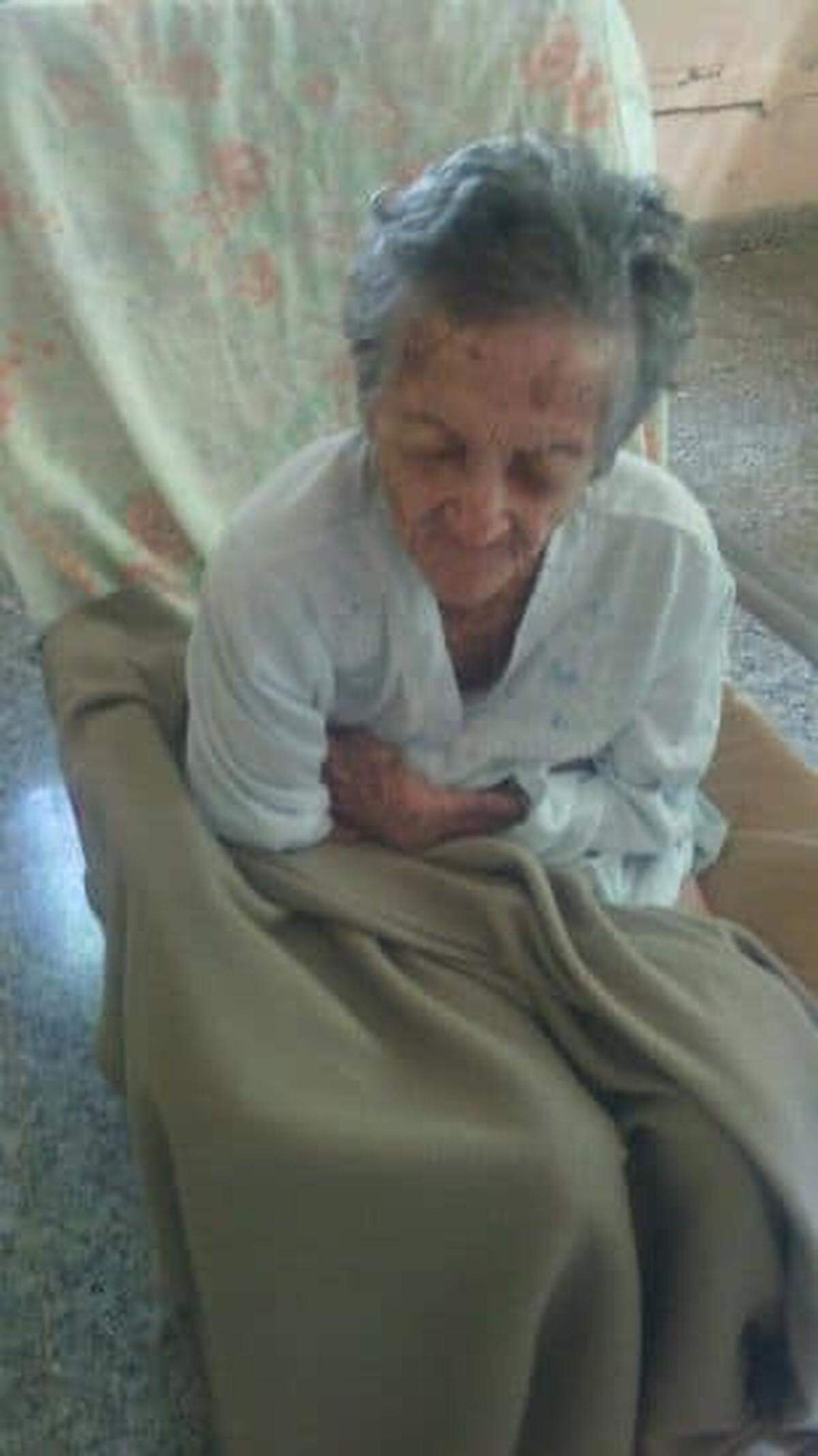 Zoila Batista, la anviana de 102 años que fue obligada a abandonar su casa en el reparto Atabey, en La Habana.