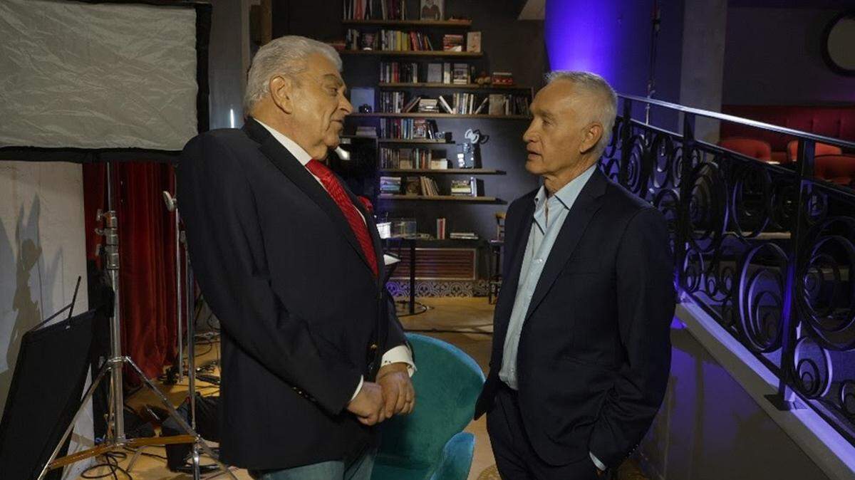 Mario Kreutzberger, el legendario Don Francisco, durante la entrevista con Jorge Ramos.