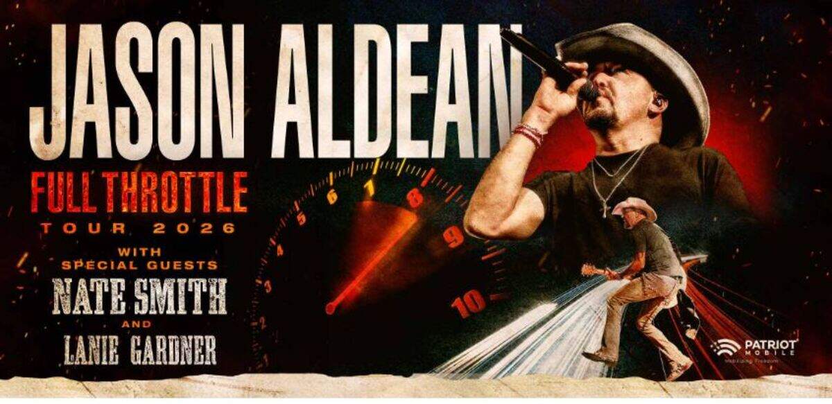Jason Aldean: Full Throttle Tour/ Gira a toda máquina 2026 en el Seminole Hard Rock Hotel & Casino.