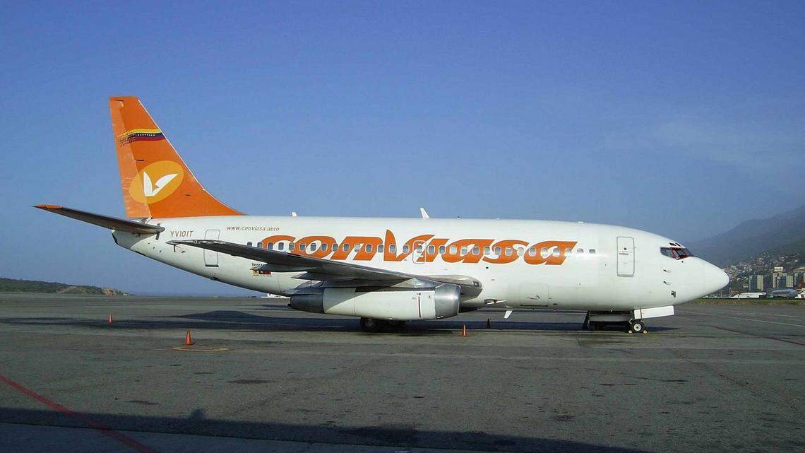 La línea aérea gubernamental venezolana, Conviasa.