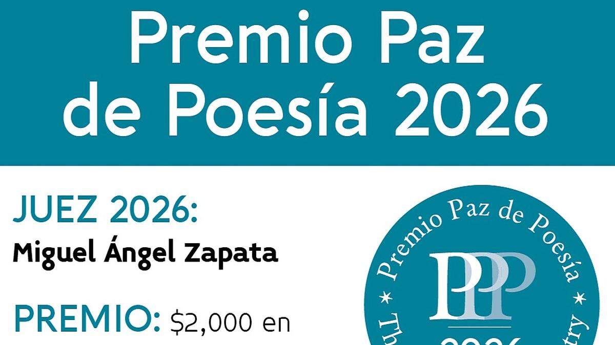 El premio bienal lleva el nombre del fallecido poeta mexicano y Premio Nobel de Literatura Octavio Paz.