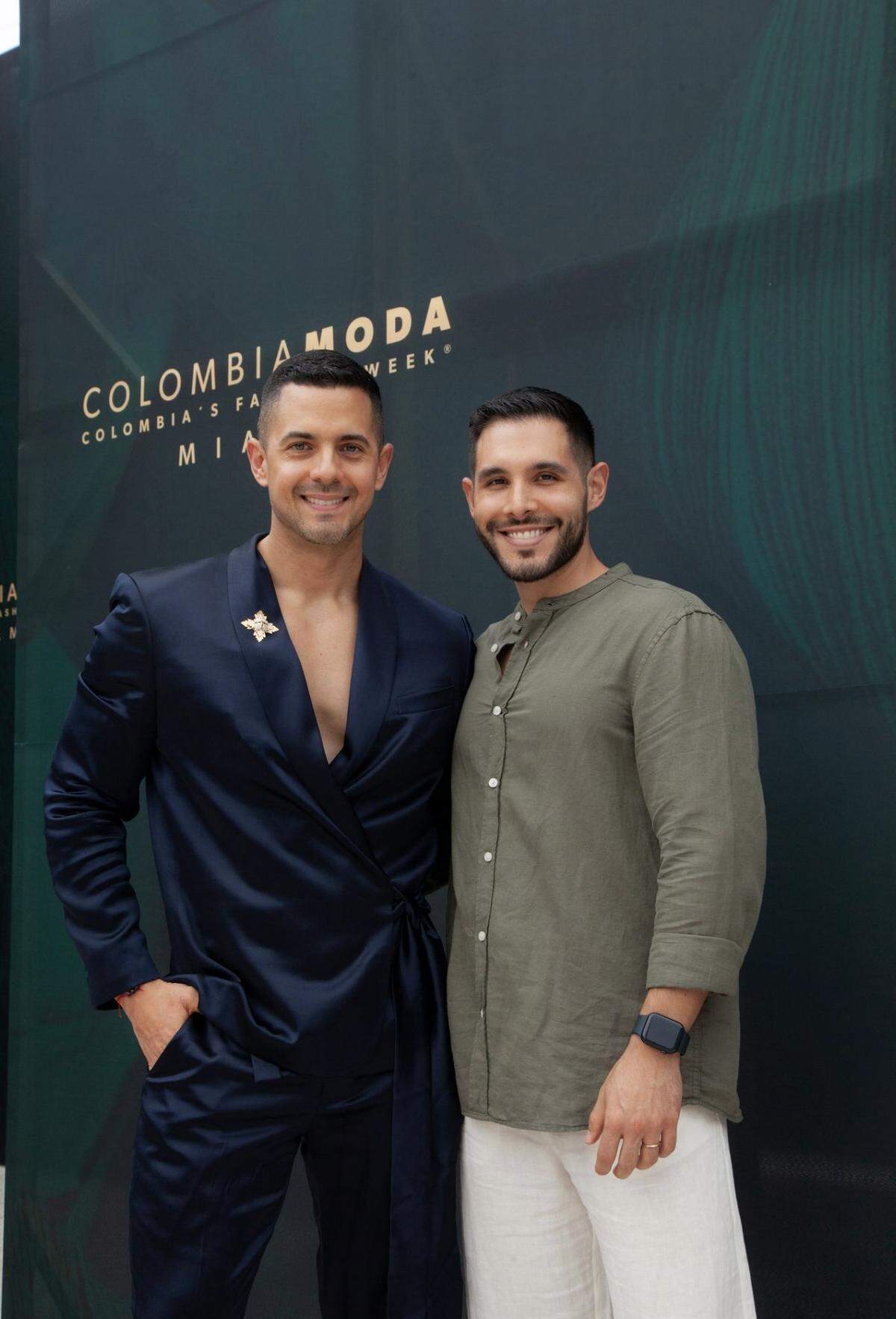  Sebastián Díez (presidente de Inexmoda) y Juan Guillermo Baena.