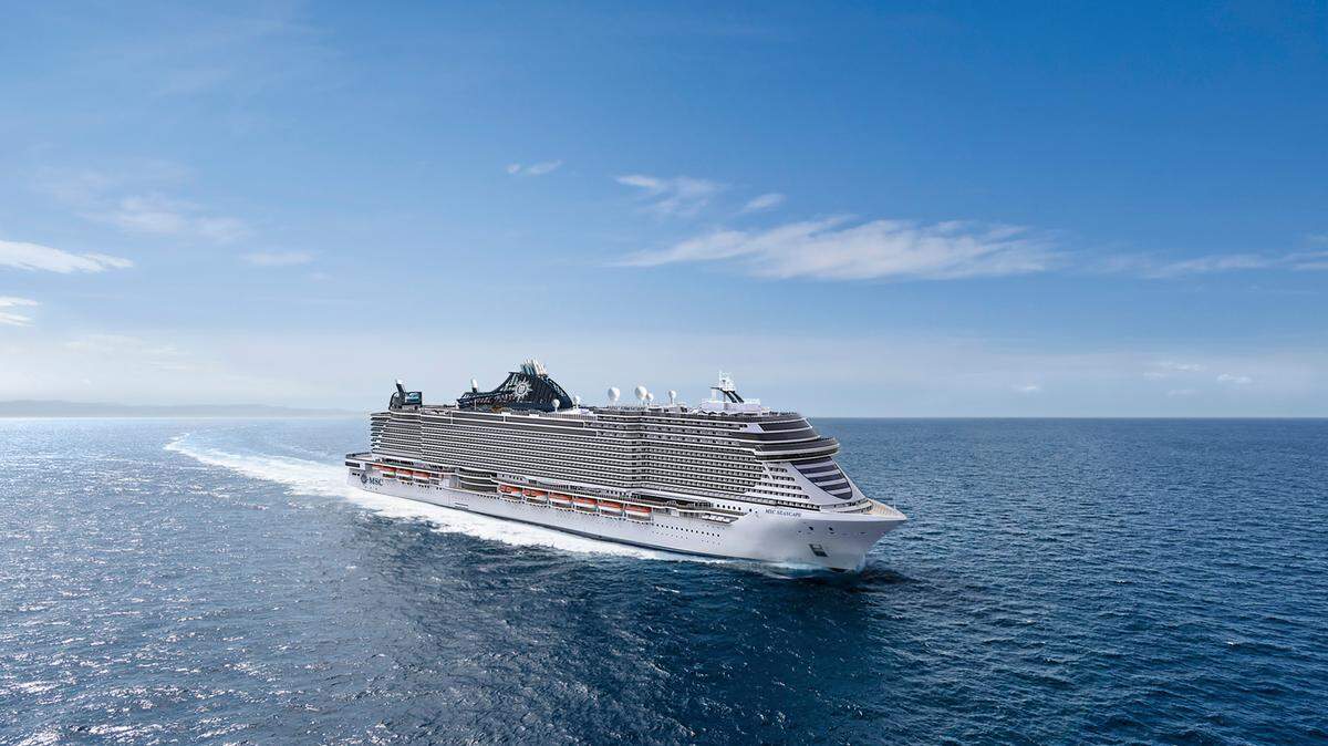 El MSC Seascape, el buque insignia en EEUU, será el más nuevo de los tres barcos navegando desde el Puerto de Miami