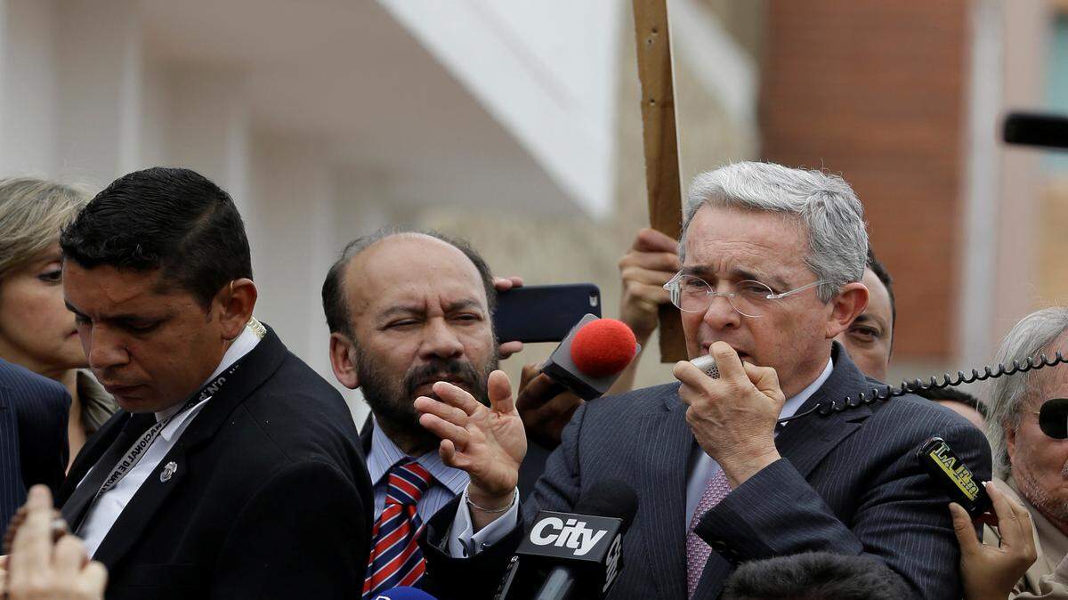 El expresidente de Colombia Álvaro Uribe.