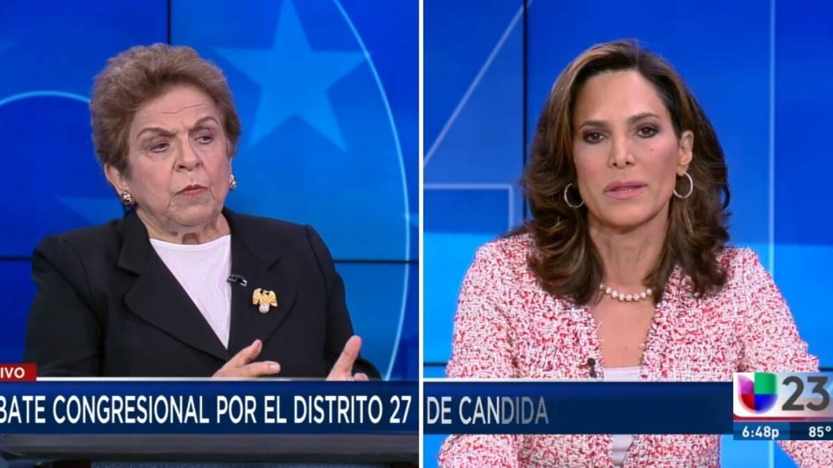 Donna Shalala and Maria Elvira Salazar debated in Spanish Oct. 16 on Univision 23. So far, there have been no English-language debates in the contest for Florida’s 27th Congressional District.
