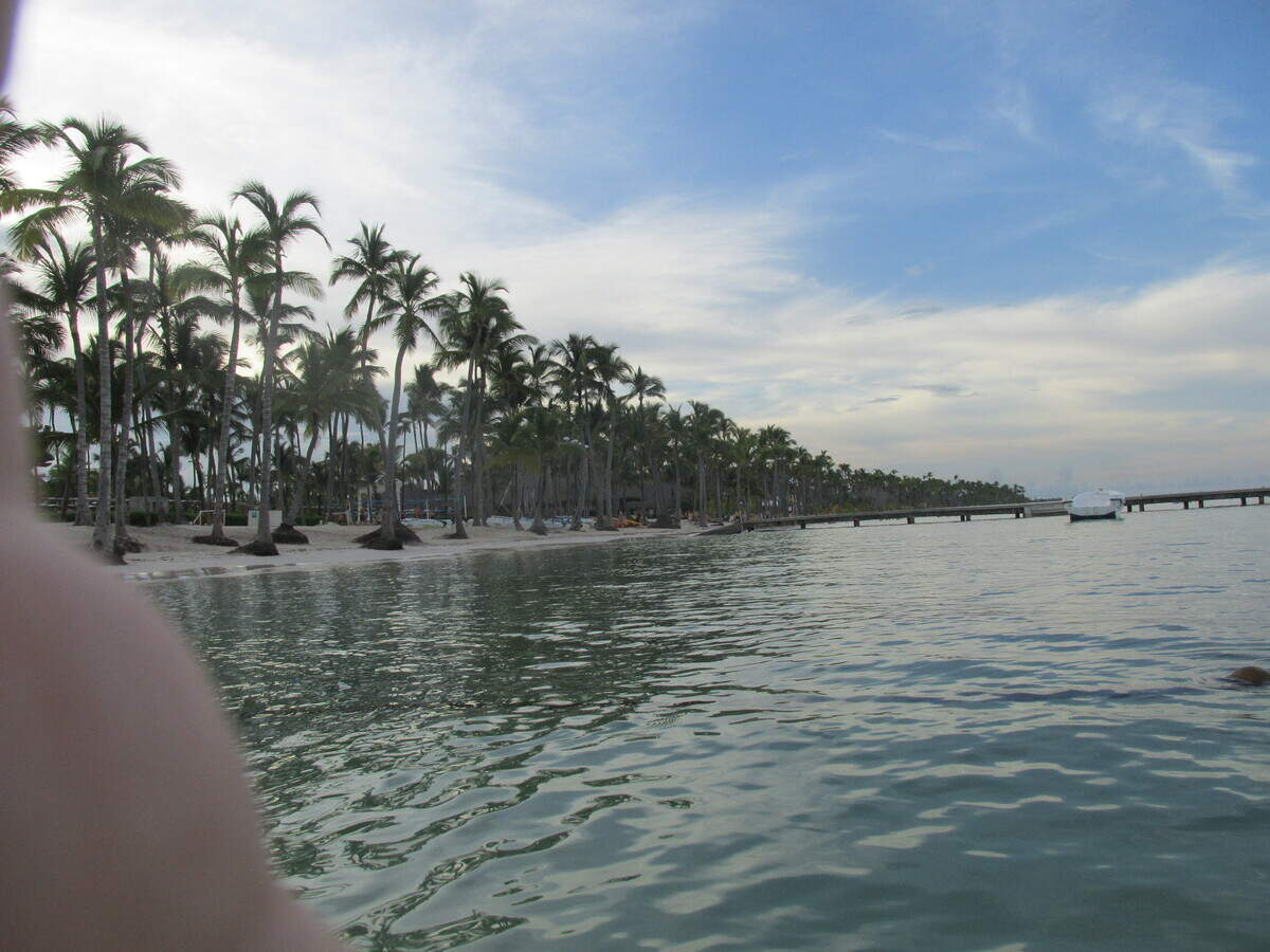 Punta Cana al atardecer.