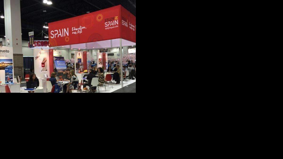 España participa con un pabellón oficial durante la Feria NAFSA 2016 el 31 de mayo a 3 junio de 2016 en el Colorado Convention Center en Denver, Colorado.