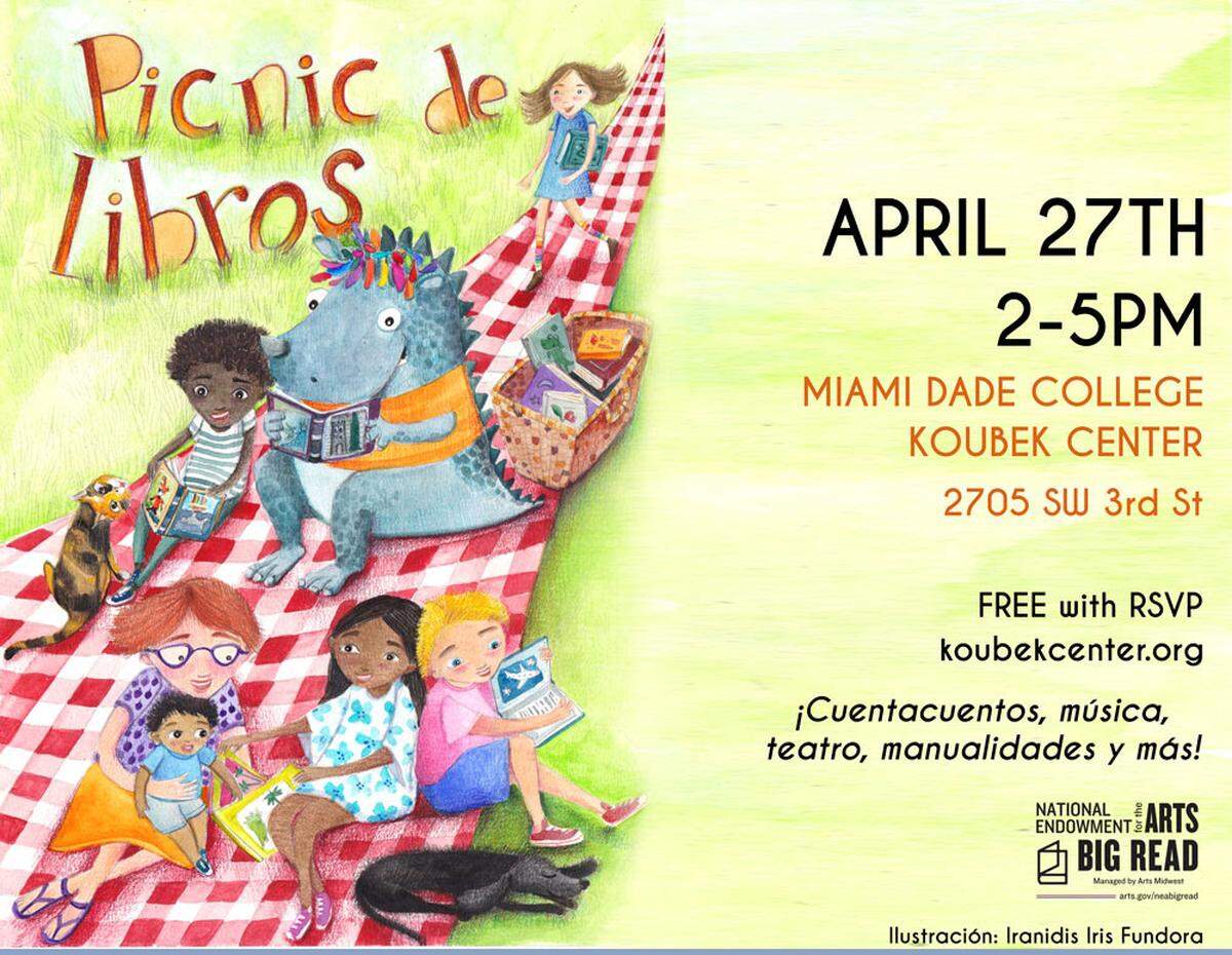 Picnic de Libros: Monstruos y Mitología, gratis en el Koubek Center.