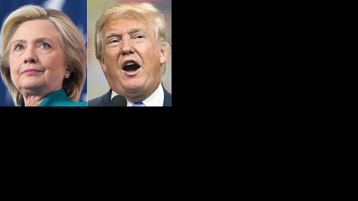 Hillary Clinton y Donald Trump. 