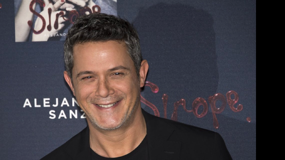El cantautor español Alejandro Sanz. 