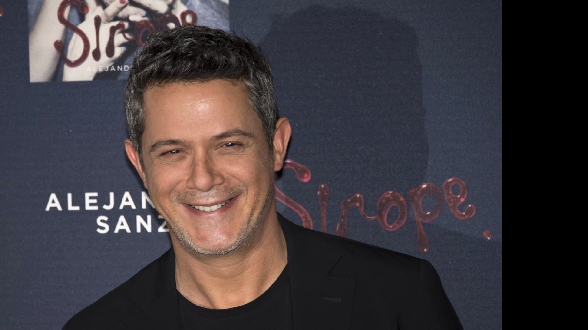 El cantautor español Alejandro Sanz. 