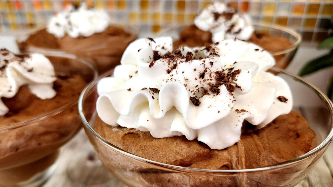 Irresistible receta de mousse de chocolate