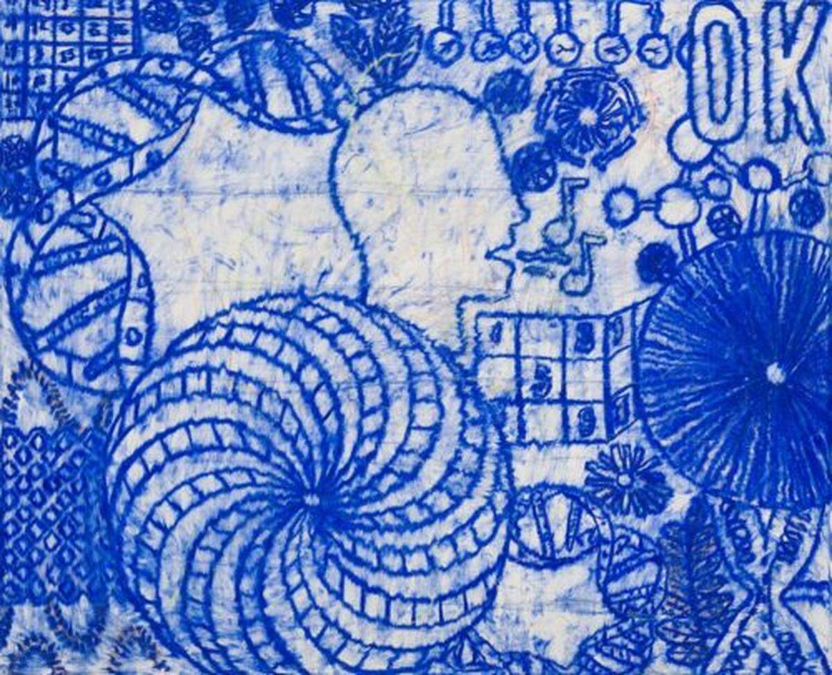 Las pinturas del artista Philip Smith están repletas de símbolos esotéricos e ideogramas diseñados para agudizar la conciencia del espectador.