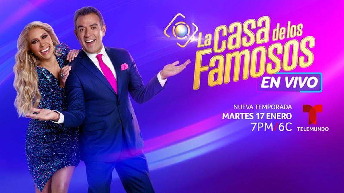 Héctor Sandarti y Jimena Gállegos conducirán la nueva temporada de ‘La casa de los famosos’ a partir del 17 de enero