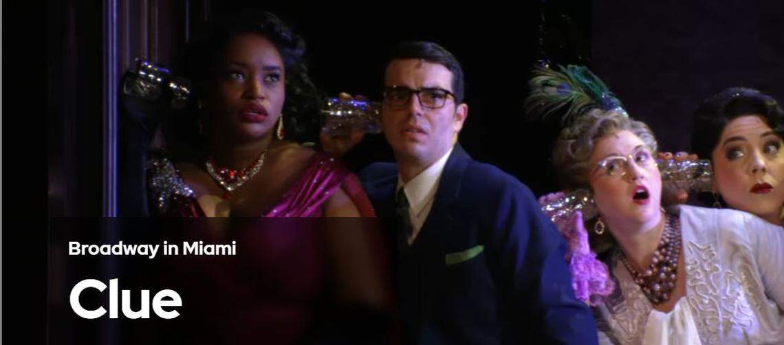 “Clue”, Broadway in Miami en el Arsht Center.
