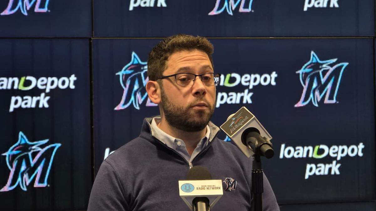 Peter Bendix, presidente de operaciones de béisbol de los Marlins, confirma continuidad de McCullough, habla del caso Alcántara y destaca el respaldo de los fanáticos